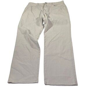 Johnnie-O Pants Mens Size 36x30 White Beige Stone West Coast Prep Stretch Casual